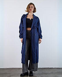 Kadın Trençkot Premium Astarlı