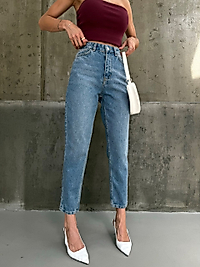 Kadın Kot Pantolon Mom Jean