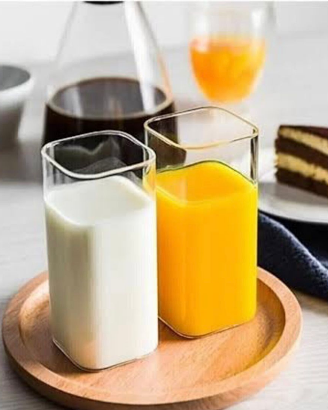 2 Lİ KARE CAM BARDAK ESTELLA