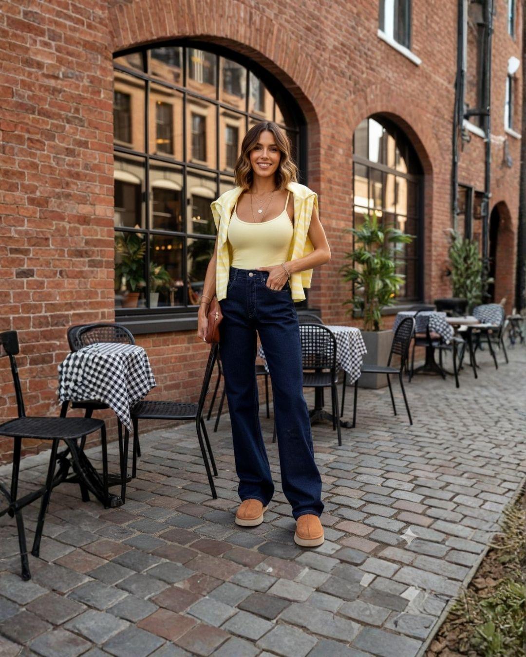 Kadın Palazzo Kot Pantolon